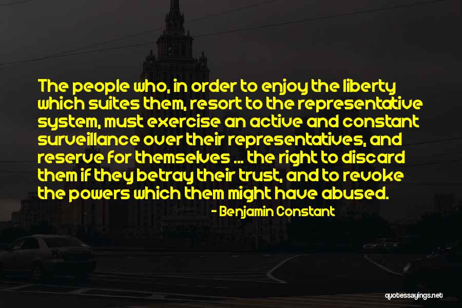 Exercise Order Quotes By Benjamin Constant Exercise Order Quotes By Benjamin Constant