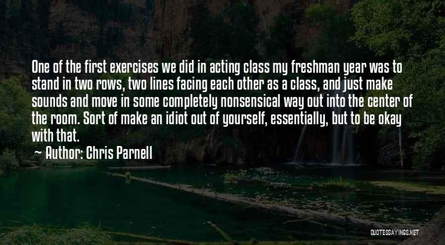 Exercises Quotes By Chris Parnell