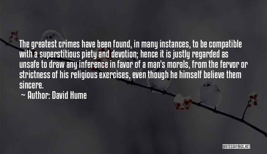Exercises Quotes By David Hume