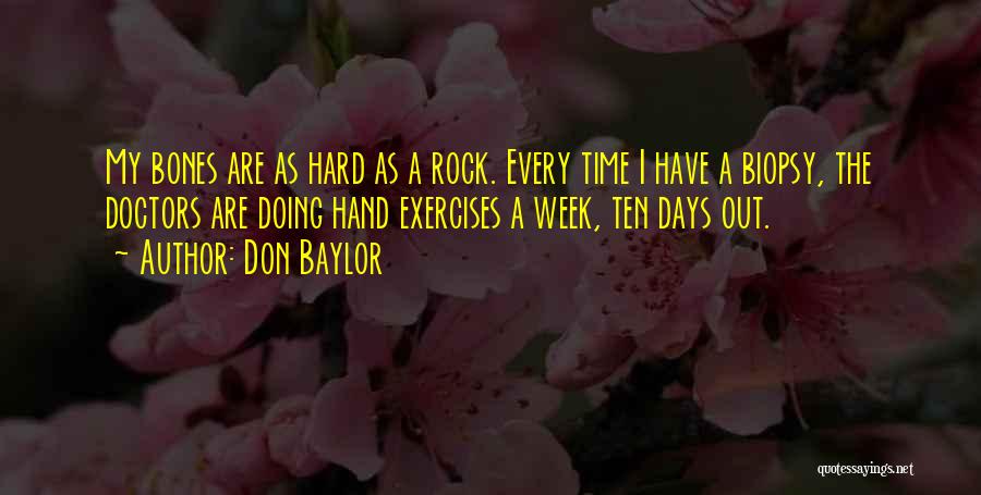Exercises Quotes By Don Baylor