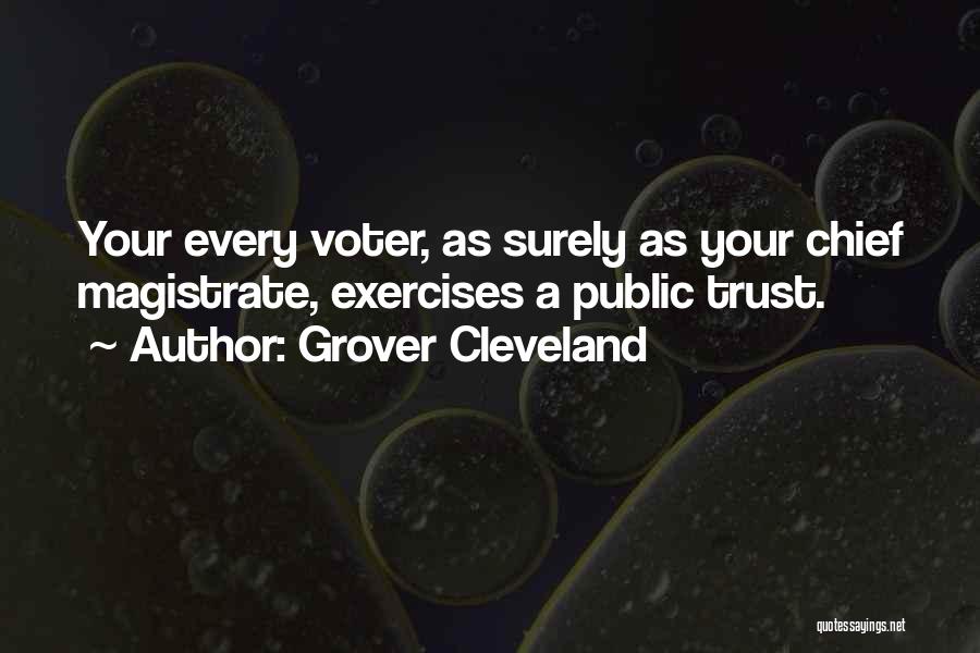 Exercises Quotes By Grover Cleveland