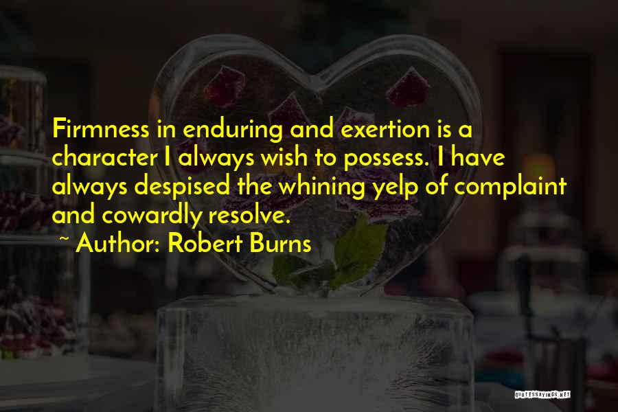 Exertion Quotes By Robert Burns