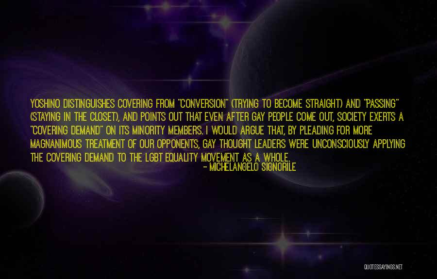 Exerts Quotes By Michelangelo Signorile Exerts Quotes By Michelangelo Signorile