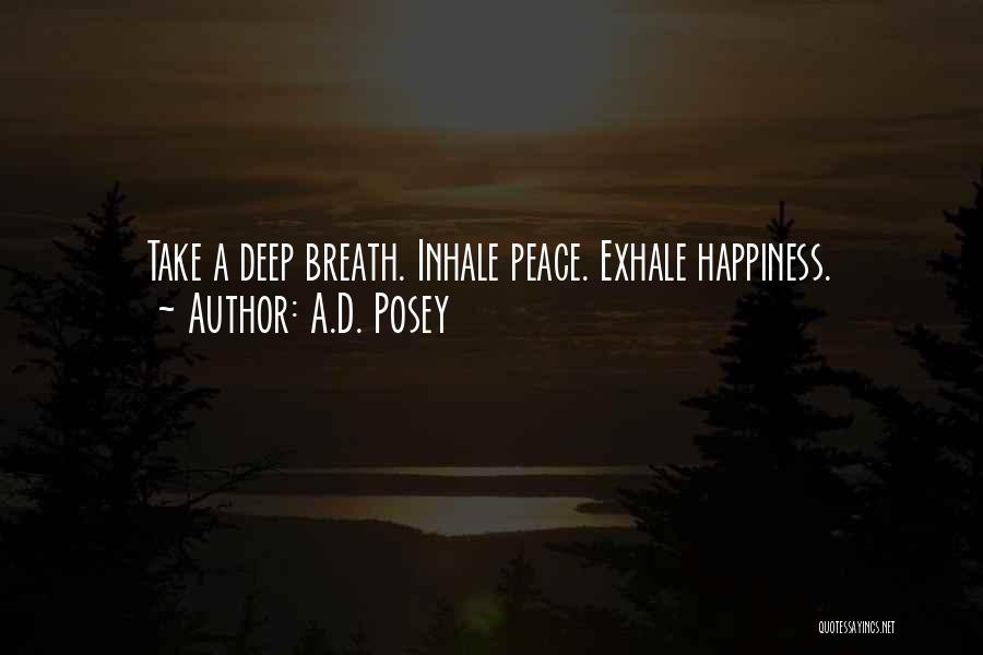 Exhale Quotes By A.D. Posey