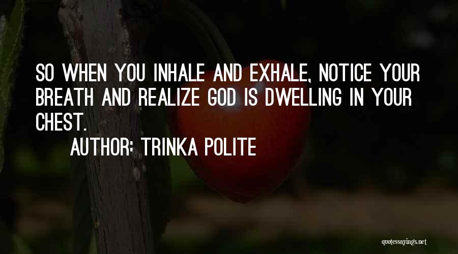 Exhale Quotes By Trinka Polite