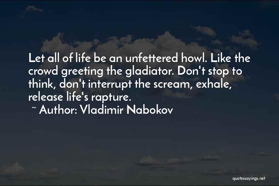 Exhale Quotes By Vladimir Nabokov