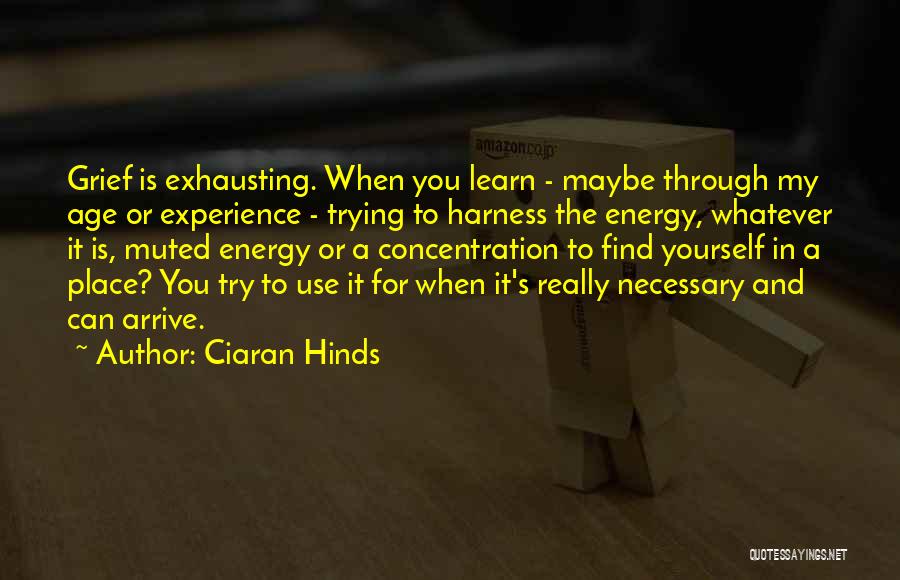 Exhausting Yourself Quotes By Ciaran Hinds