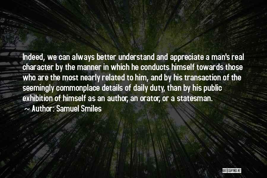 Exhibition Quotes By Samuel Smiles