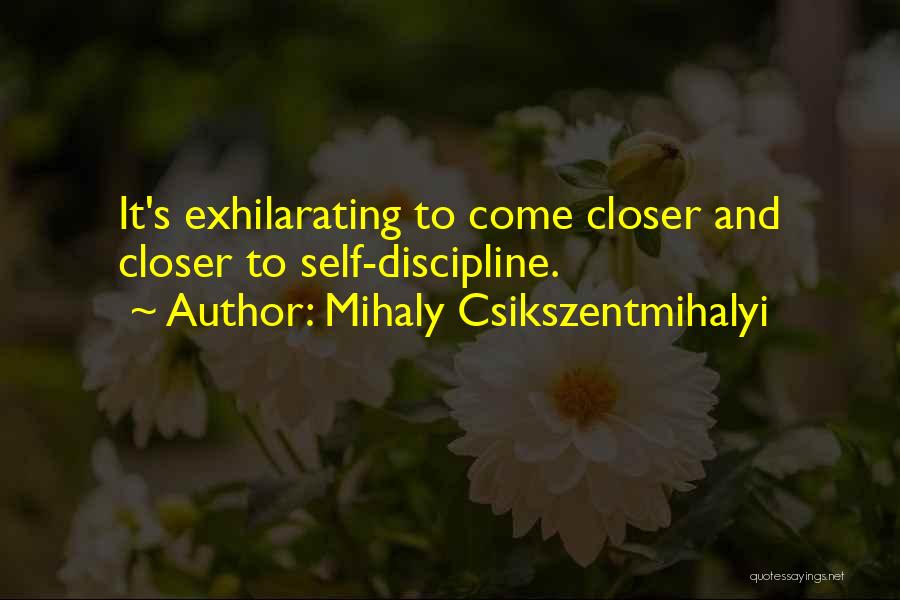 Exhilarating Quotes By Mihaly Csikszentmihalyi