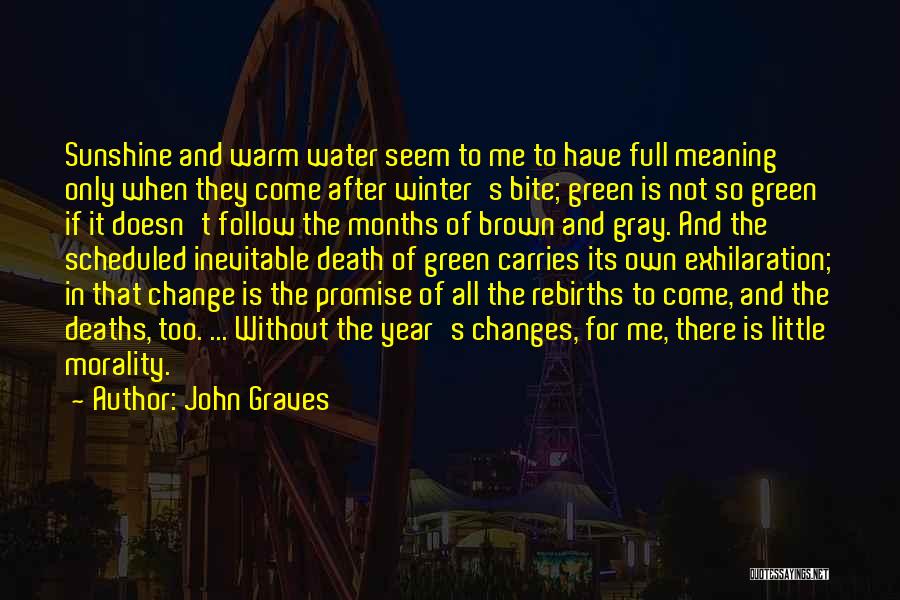 Exhilaration Quotes By John Graves
