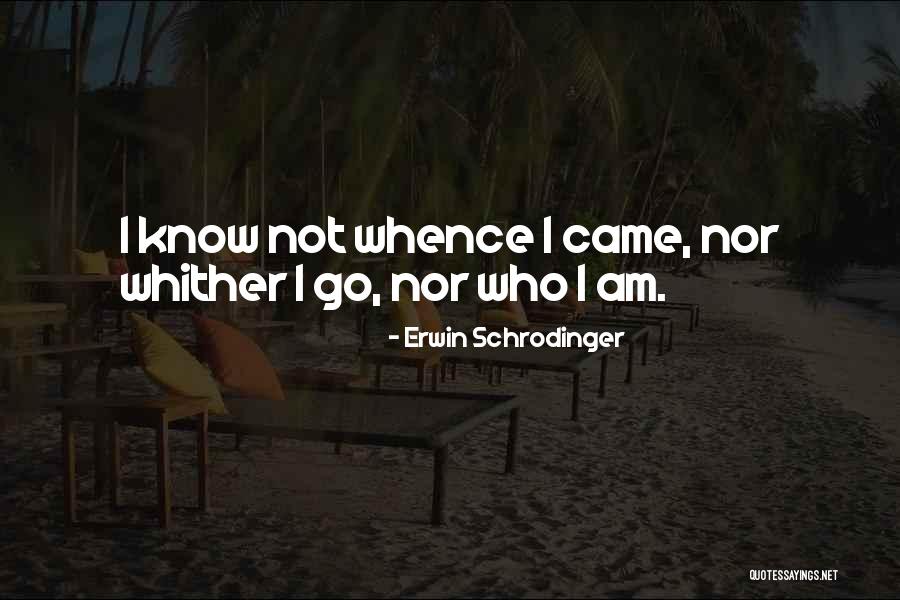 Exhorts Quotes By Erwin Schrodinger