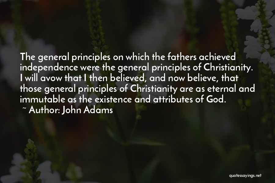 Existence Of God Bible Quotes By John Adams