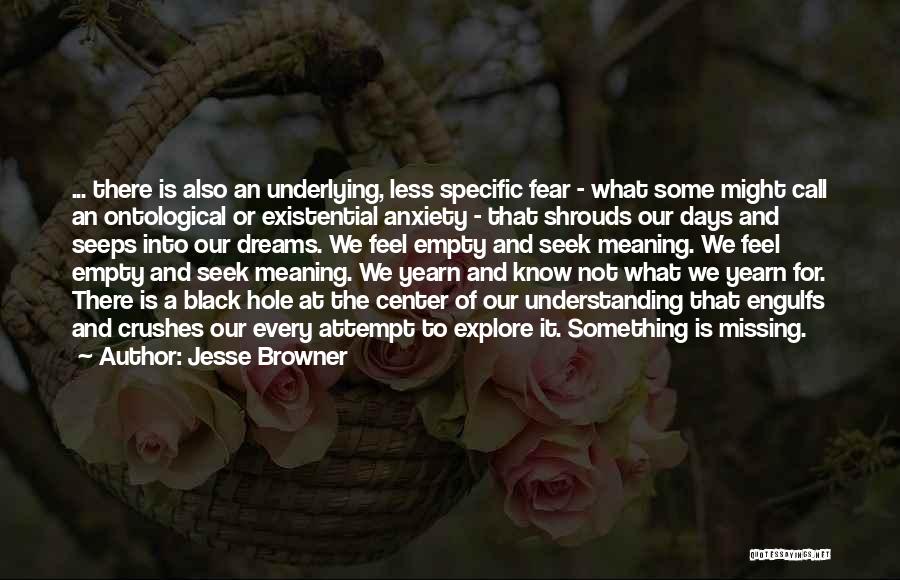 Existential Quotes By Jesse Browner