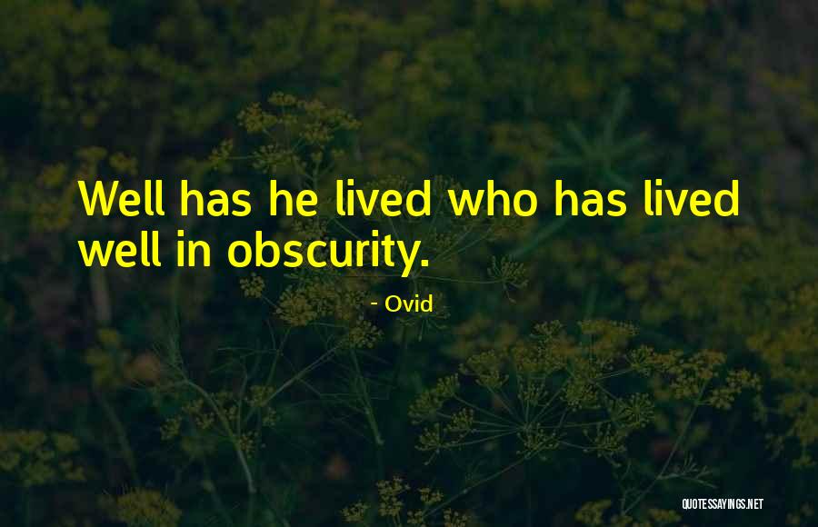 Exister Synonyme Quotes By Ovid