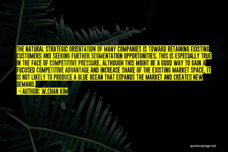 Existing Customers Quotes By W.Chan Kim