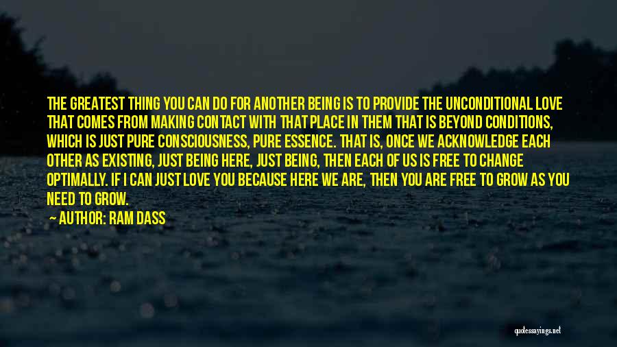 Existing Love Quotes By Ram Dass