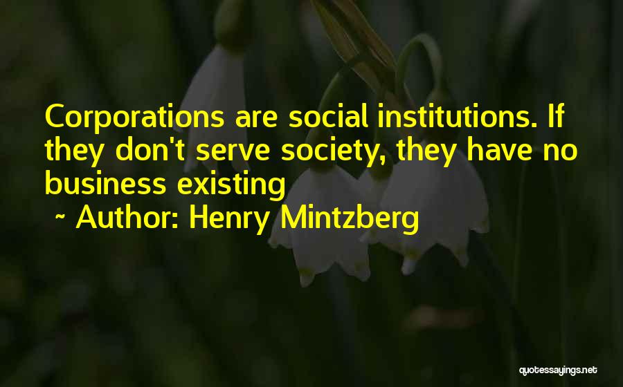 Existing Quotes By Henry Mintzberg