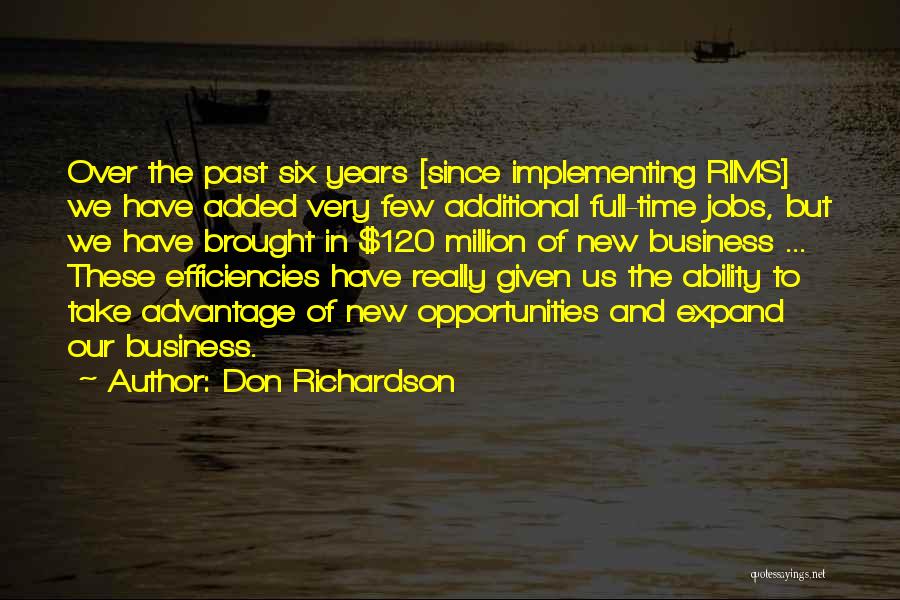 Expand Business Quotes By Don Richardson