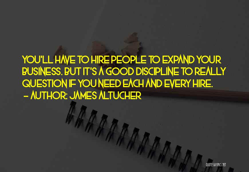 Expand Business Quotes By James Altucher