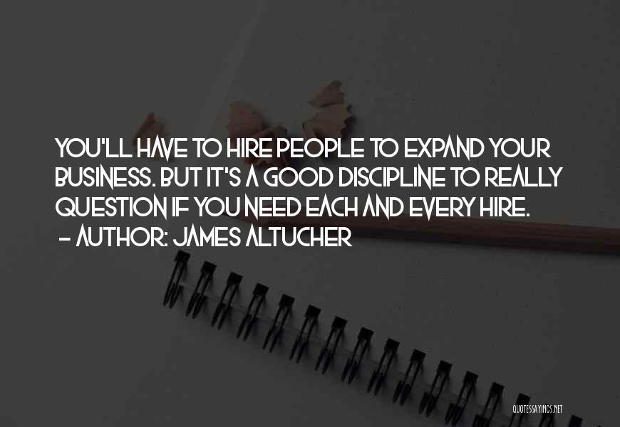 Expand Your Business Quotes By James Altucher