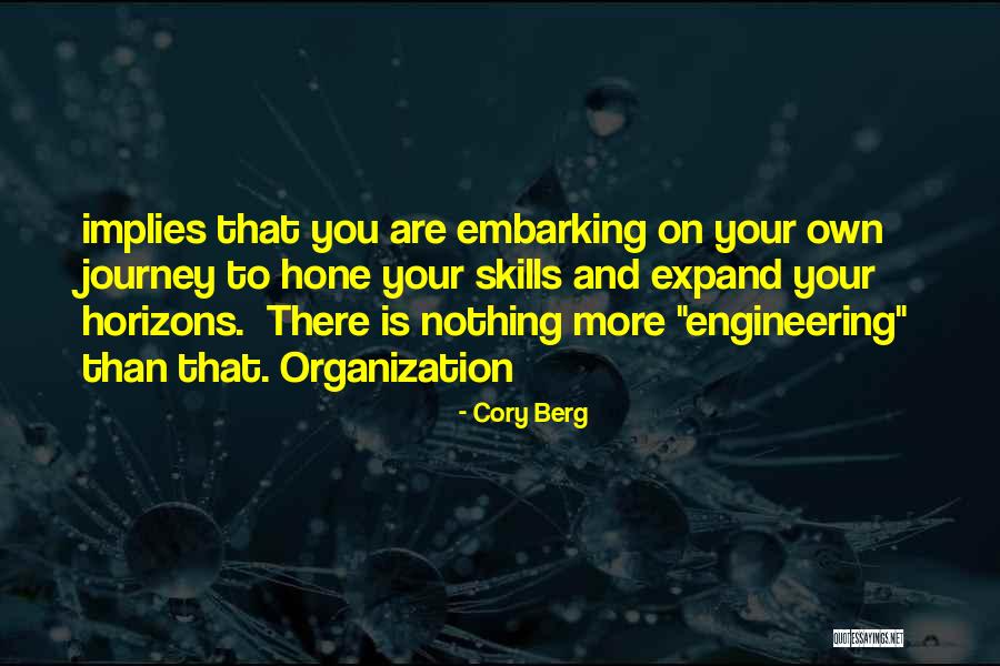 Expand Your Horizons Quotes By Cory Berg