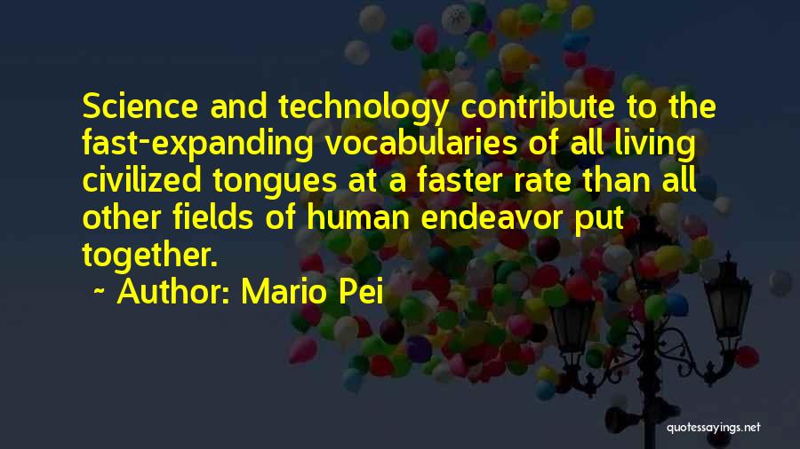 Expanding Vocabulary Quotes By Mario Pei