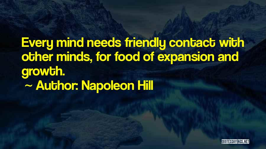 Expansion Growth Quotes By Napoleon Hill