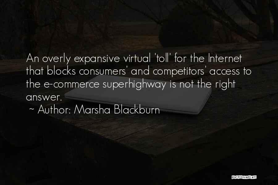 Expansive Quotes By Marsha Blackburn