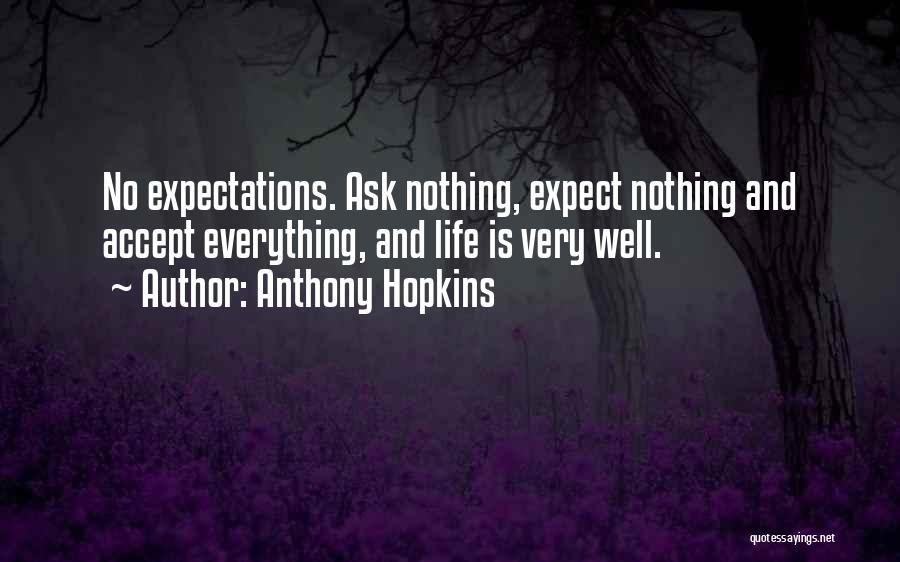 Expect Accept Quotes By Anthony Hopkins