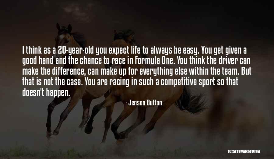 Expect Good Things To Happen Quotes By Jenson Button