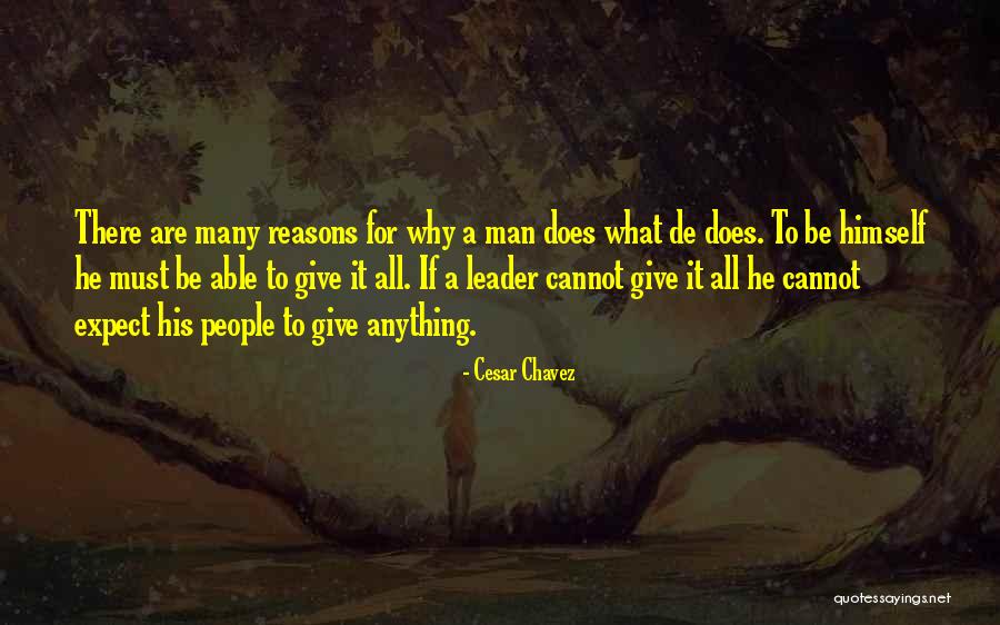 Expect Less Get More Quotes By Cesar Chavez