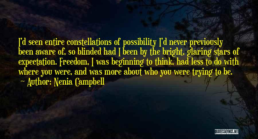 Expectation And Life Quotes By Nenia Campbell