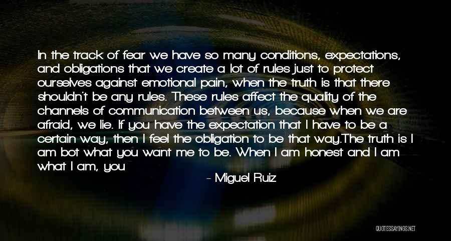 Expectation And Pain Quotes By Miguel Ruiz