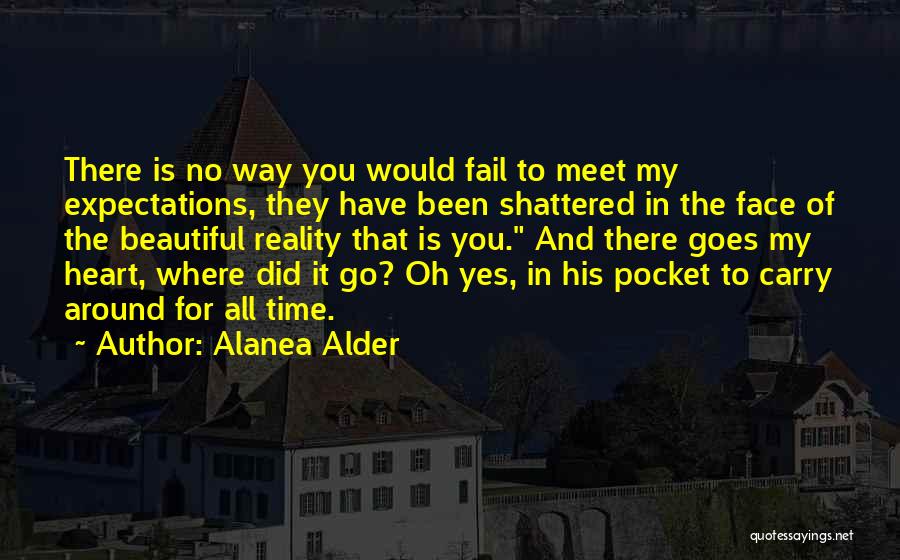 Expectations And Reality Quotes By Alanea Alder