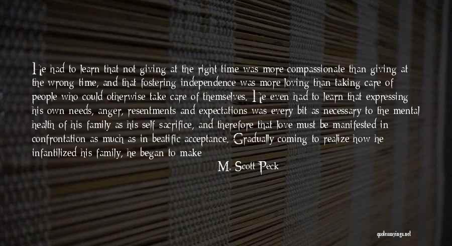 Expectations In Love Quotes By M. Scott Peck