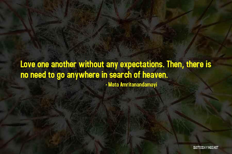 Expectations In Love Quotes By Mata Amritanandamayi