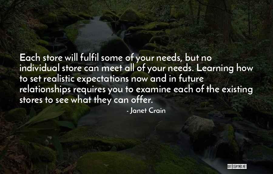 Expectations In Relationships Quotes By Janet Crain