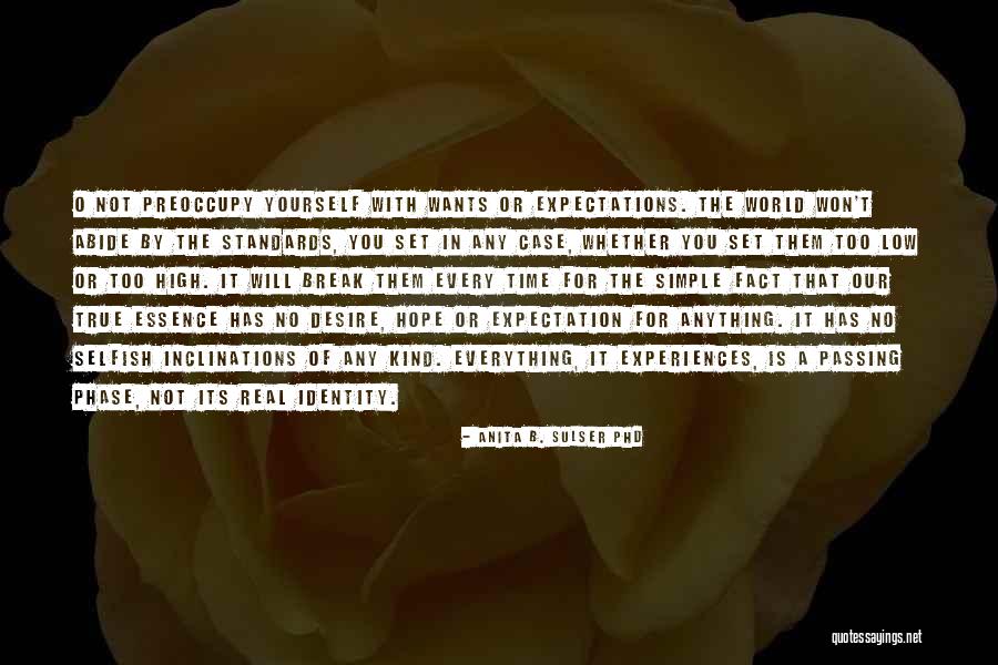 Expectations Low Quotes By Anita B. Sulser PhD