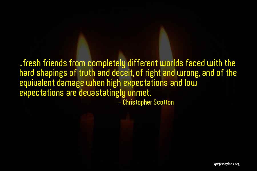 Expectations Low Quotes By Christopher Scotton