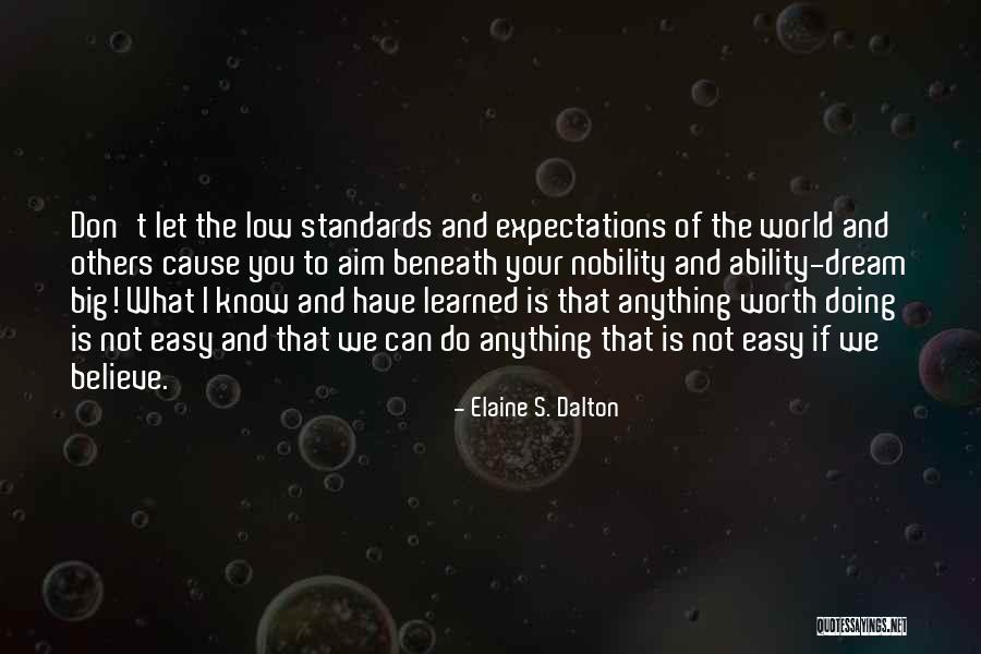 Expectations Low Quotes By Elaine S. Dalton