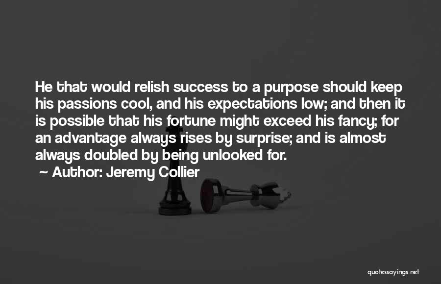 Expectations Low Quotes By Jeremy Collier