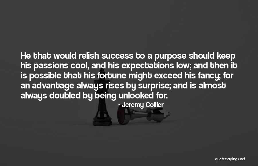 Expectations Low Quotes By Jeremy Collier