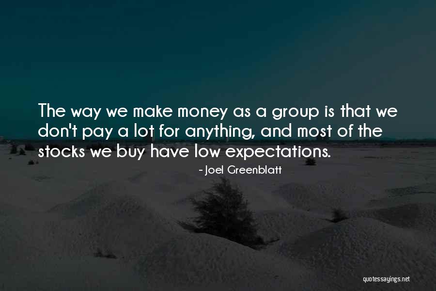 Expectations Low Quotes By Joel Greenblatt Expectations Low Quotes By Joel Greenblatt