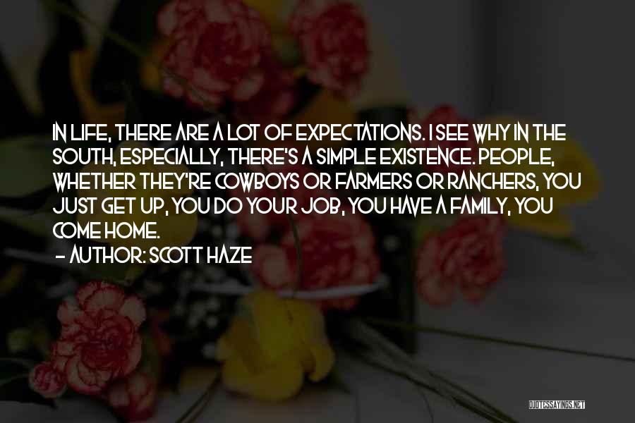 Expectations Of Family Quotes By Scott Haze