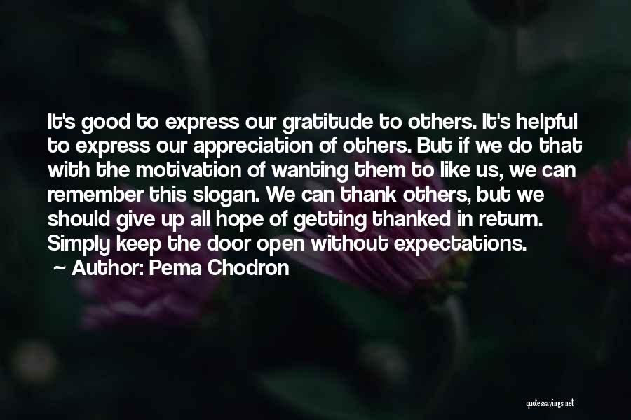 Expectations Of Others Quotes By Pema Chodron