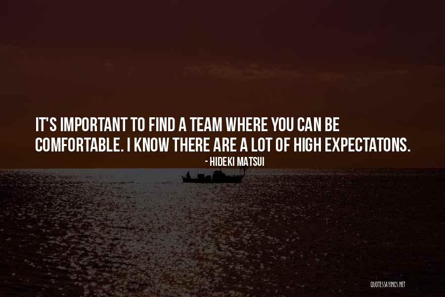 Expectatons Quotes By Hideki Matsui Expectatons Quotes By Hideki Matsui