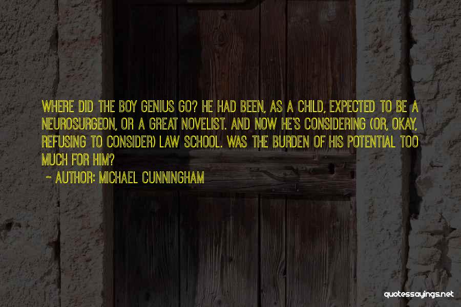 Expected Child Quotes By Michael Cunningham