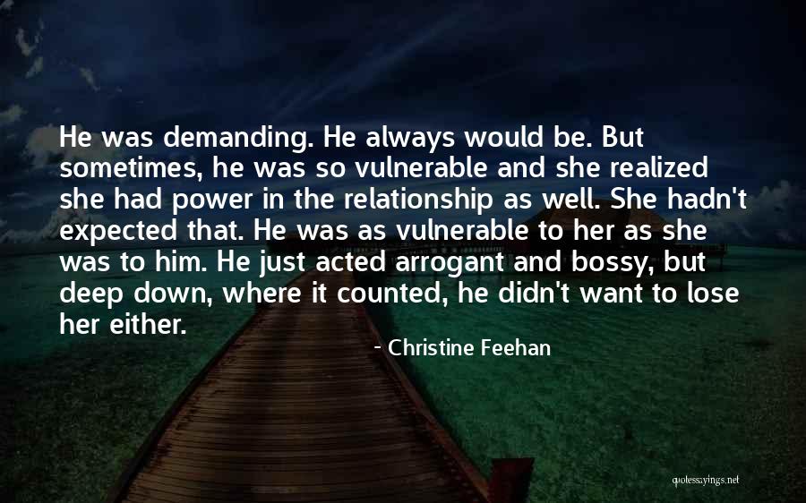 Expected Love Quotes By Christine Feehan Expected Love Quotes By Christine Feehan