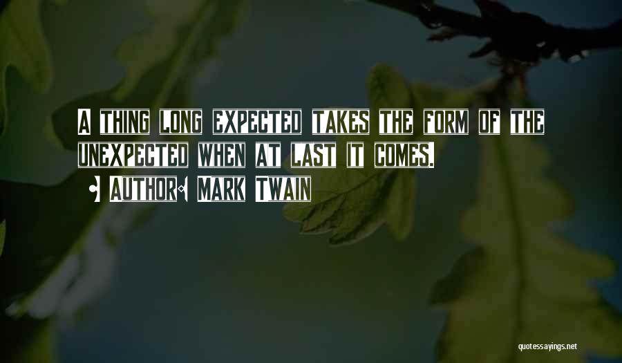 Expected Unexpected Quotes By Mark Twain