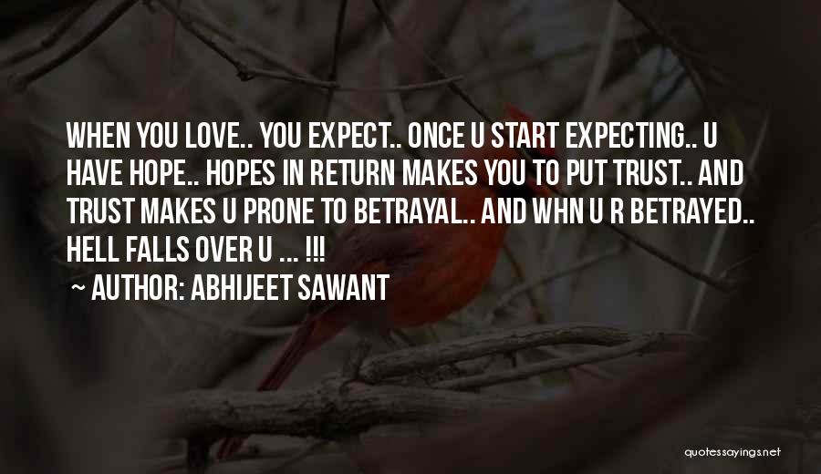 Expecting In Return Quotes By Abhijeet Sawant